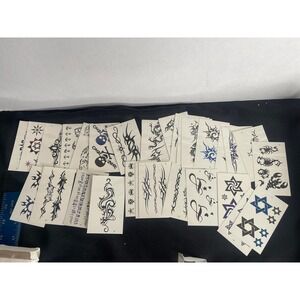 AresVns 36 Sheets Men Temporary Tattoo Tribal Dragon Skull Scorpion X002IX7PU1